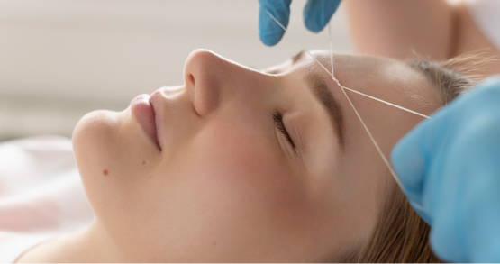 “Professional threading and waxing in Balagere for smooth, glowing skin book easily with the Scuts app.”