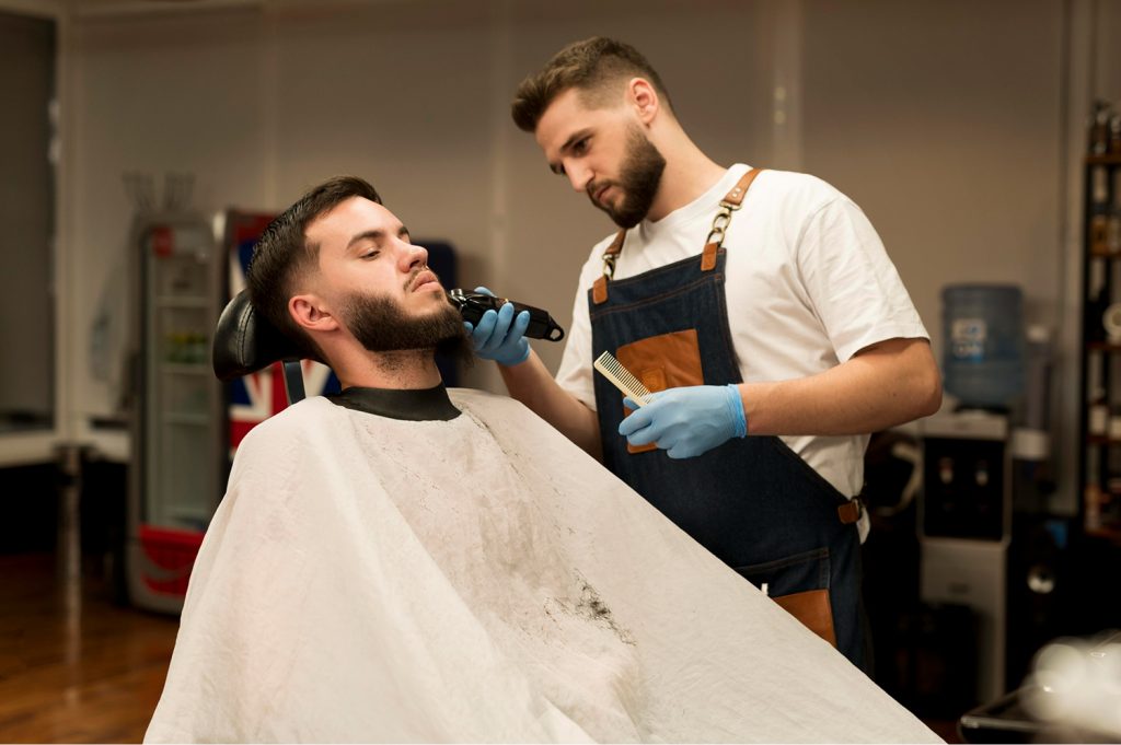 Shakti Shine and UK Malik stylists offering precision haircut services