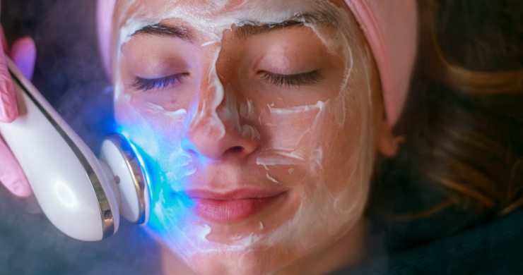 Aesthetician performing deep cleansing facials in HSR Layout