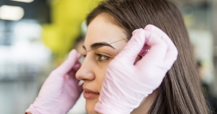 Glowing skin after threading & waxing in HSR Layout